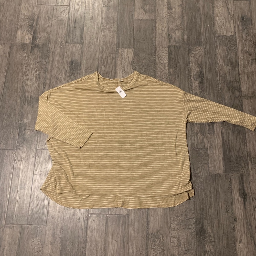 Slub Knit Striped Shirt